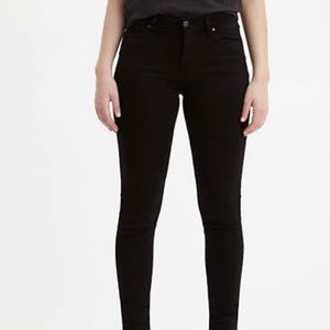 Black Levi 711 Skinny Jeans S 28